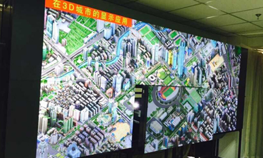 赛普北京分公司展厅启用超薄前维护DLP箱体